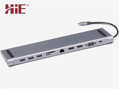 USB-C 11-in-1 telakointiasema