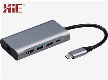 USB-C 5-in-1 telakointiasema
