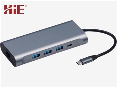 USB-C 9-in-1 telakointiasema